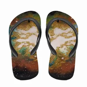 Men Crab Nebula Flip Flop Slippers