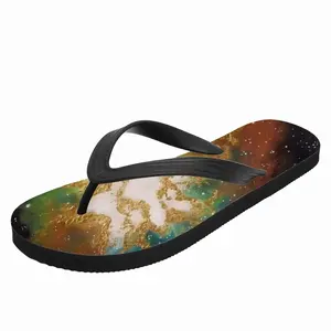 Men Crab Nebula Flip Flop Slippers