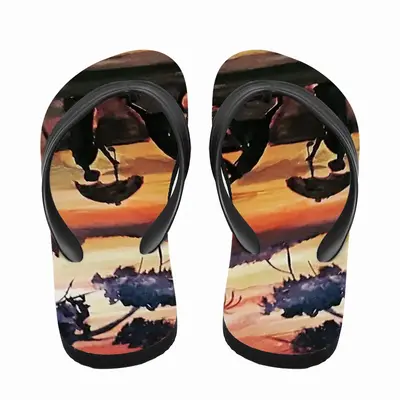 Men Safe Crossover Flip Flop Slippers