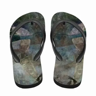 Men Shapes And Square Flip Flop Slippers