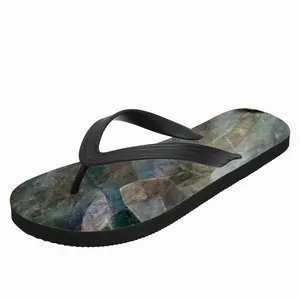 Men Shapes And Square Flip Flop Slippers