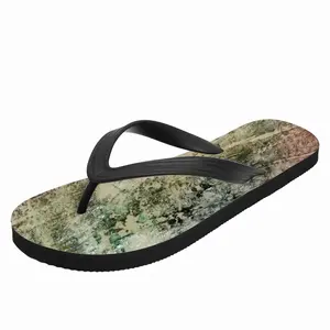 Men Landscapes On Paper 02 Flip Flop Slippers