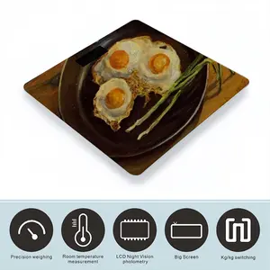 Fried Eggs Modern Weight Scale