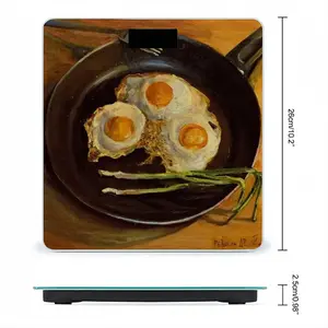 Fried Eggs Modern Weight Scale