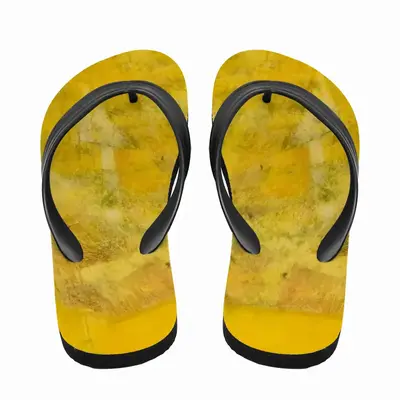 Men Yellow Flip Flop Slippers