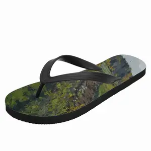 Men The Autumn Road Flip Flop Slippers