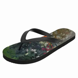 Men The Autumn Flowers Flip Flop Slippers