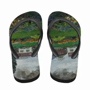 Men Smoke Over Susanino Flip Flop Slippers