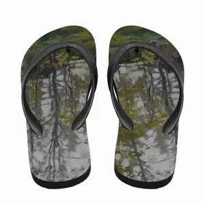 Men Autumn In Kostroma Flip Flop Slippers