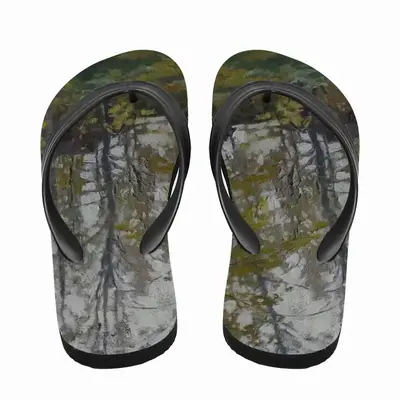 Men Autumn In Kostroma Flip Flop Slippers