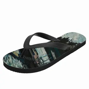 Men At The Pier Flip Flop Slippers