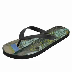 Men Noon On The Sysola River Flip Flop Slippers