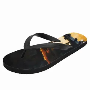 Men River Of Metal Flip Flop Slippers