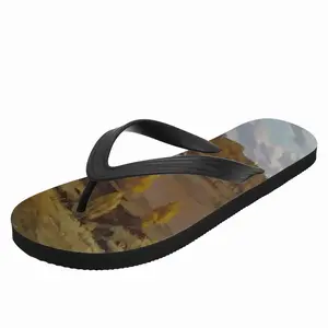 Men Golden Autumn Flip Flop Slippers