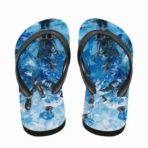 Men Women In Blue Ii Flip Flop Slippers