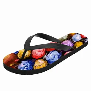 Men Beautiful Like Roses Flip Flop Slippers