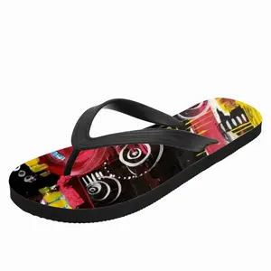 Men Abstract#095 Flip Flop Slippers