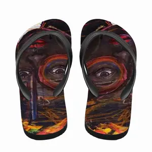 Men Colorful Dreams Flip Flop Slippers