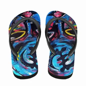 Men Beauty Of The Gyenyame Mask Flip Flop Slippers