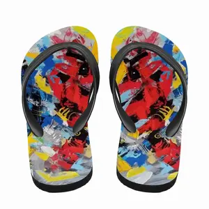 Men Beautiful Gestures Flip Flop Slippers