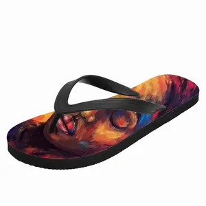 Men Colorful Meditation Flip Flop Slippers