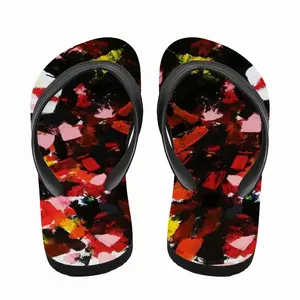 Men Fragmentation Of Identity #3 Flip Flop Slippers