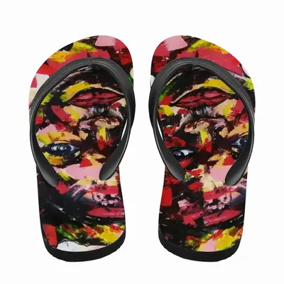 Men Fragmentation Of Identity #2 Flip Flop Slippers