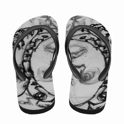 Men All Things Are Not Black And White Flip Flop Slippers