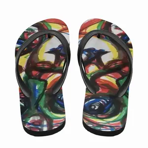 Men We Are All Connected Flip Flop Slippers