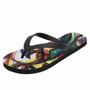 Men We Are All Connected Flip Flop Slippers