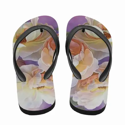 Men Yellow Roses Flip Flop Slippers