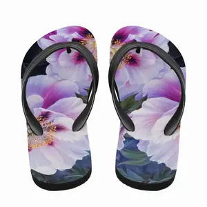 Men Peonies In The Garden Flip Flop Slippers