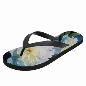 Men Magic Of Peonies Flip Flop Slippers