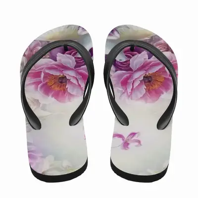 Men Floral Dance Flip Flop Slippers