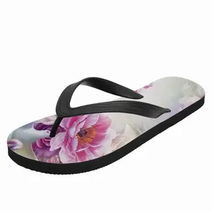 Men Floral Dance Flip Flop Slippers