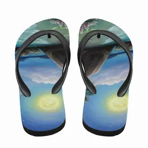 Men Moonlight Night Flip Flop Slippers