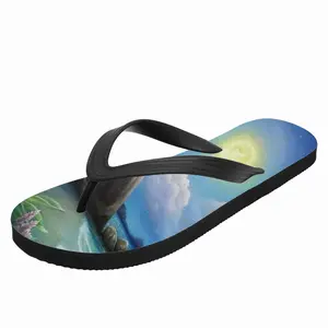 Men Moonlight Night Flip Flop Slippers