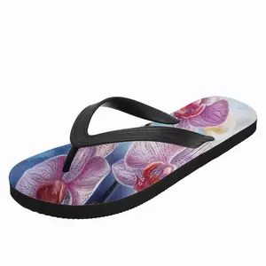 Men Orchid Charm Flip Flop Slippers