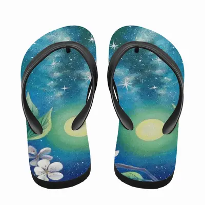 Men Starry Night Flip Flop Slippers