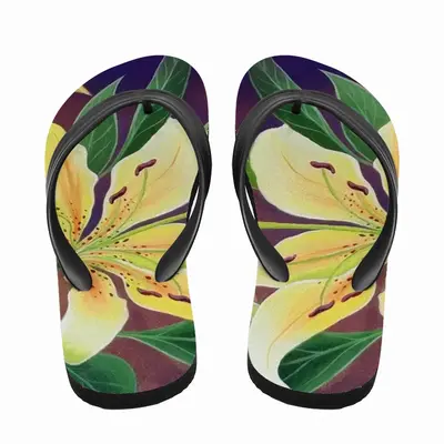 Men Lily In The Dark Flip Flop Slippers