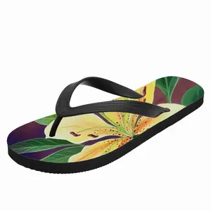 Men Lily In The Dark Flip Flop Slippers