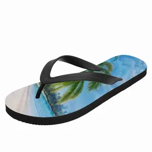 Men On The Way To A Dream Flip Flop Slippers