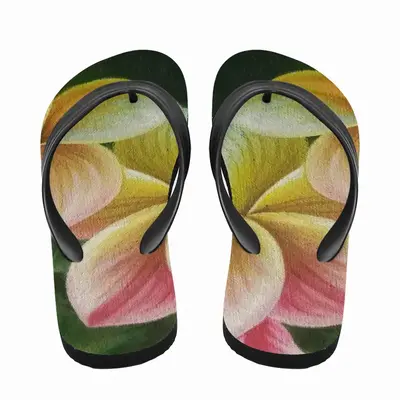 Men Hawaiian Flowers Flip Flop Slippers