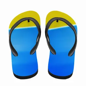 Men Seascape#076 Flip Flop Slippers