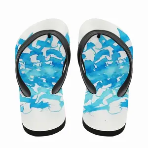 Men Calligraphic Landscape 008 Flip Flop Slippers