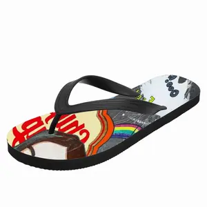 Men Chupa Chups - Blue Yellow Orange Flip Flop Slippers