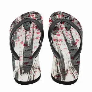 Men White Birch Flip Flop Slippers