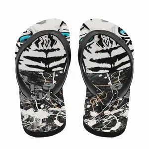 Men Do Good Bro Animals Tiger Street Art Flip Flop Slippers