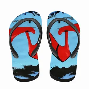 Men Under The Heel - Erotic Women Girl Feminism Flip Flop Slippers