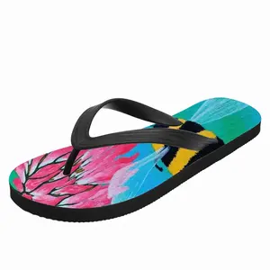 Men Flights Of The Bumblebee Animals Insects Clever Botanical Garden Flora Flip Flop Slippers